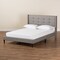 Baxton Studio Casol MidCentury Modern Transitional Grey Fabric Upholstered Full Size Platform Bed 224-13086-ZORO - alternate 7